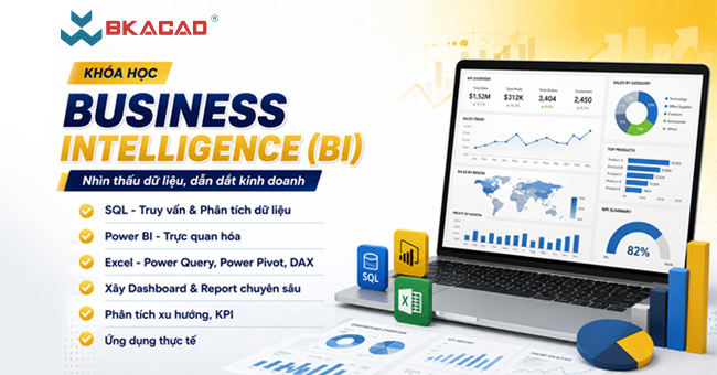 Khóa học Phân tích dữ Liệu và trực quan hóa báo cáo-Business Intelligence