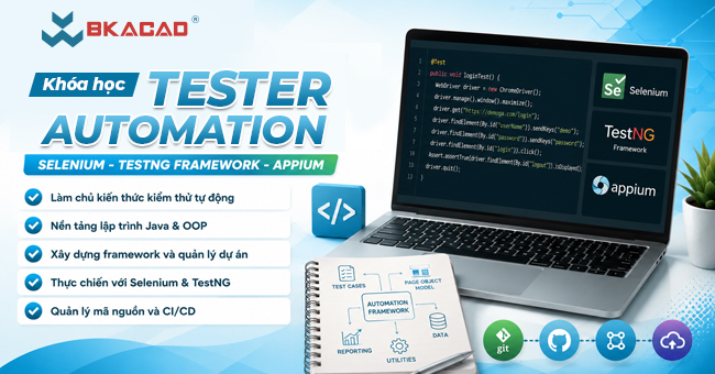Khóa học Chuyên viên Kiểm thử Tester Automation